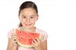adorable girl eating