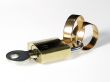 Padlock and wedding rings