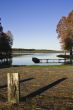 Automn scene by the lake