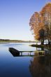 Automn scene by the lake