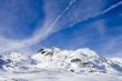 Blue sky over the mountains