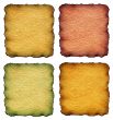 Old color paper