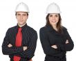 Two young engineers