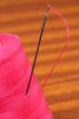 Needle with thread