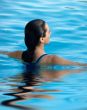 Woman in a swimming pool
