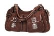 Suede female handbag