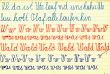 first letters