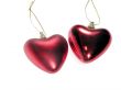 Christmas glass heart