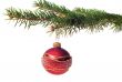 Christmas glass ball