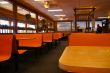 Bright orange tables