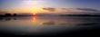 Panoramic sunset