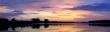 Panoramic sunset