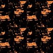 black and orange pattern