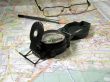 Compass and map