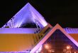 Pyramidal roof of a public building.