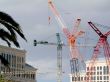 Construction cranes, Las Vegas.