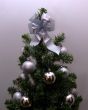 Christmas-tree in silvery tones