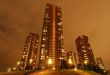 night skyscrapers