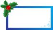 Christmas Holly banner
