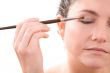 Applying eye shadow