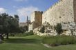 At walls of Jerusalem.
