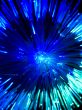 Abstract blue shone pattern from direct lines