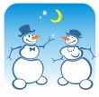 two snowballs