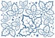 holly berries pattern