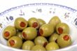 Olive on dish