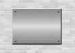 The tablet from silvery metal.