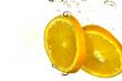 orange splashing