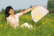 Woman on holiday