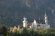 Neuschwanstein castle on the hills