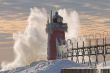 Winter South Haven Lighthouse