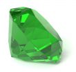 Emerald gemstone isolated