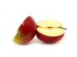 Halves of apple