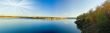 Beautiful autumn landscape. The nature. Panorama