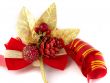 Christmas ornaments and ribbons  isolated