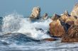blue sea storming