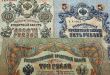 Ancient banknotes.