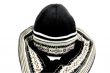 Scarf and cap.
