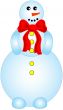 Smailing snowman