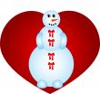 Smailing snowman