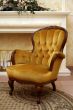 Velvet armchair