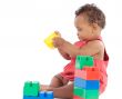 Baby with blocks