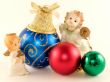 Angels and new-year toys