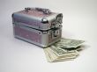 Retro case and money