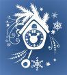 blue cuckoo clock