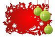 green balls background