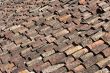tiled roof close-up